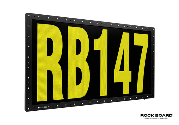Rock Board Custom Display HAUL TRUCK ID Number Board (1470W)