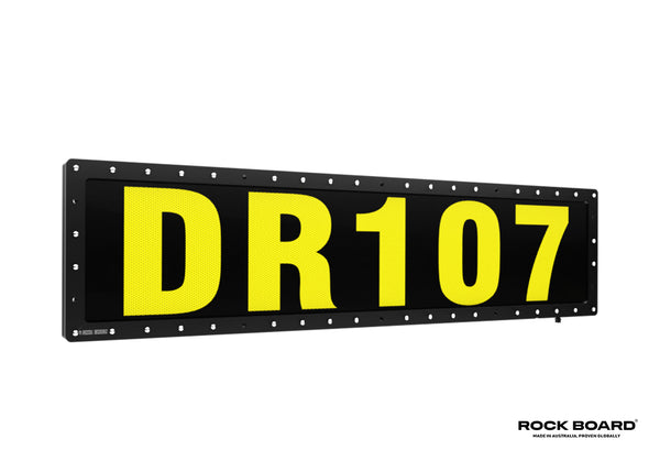 Rock Board Pro Series Custom Display ID Number Board (Ultra Wide)