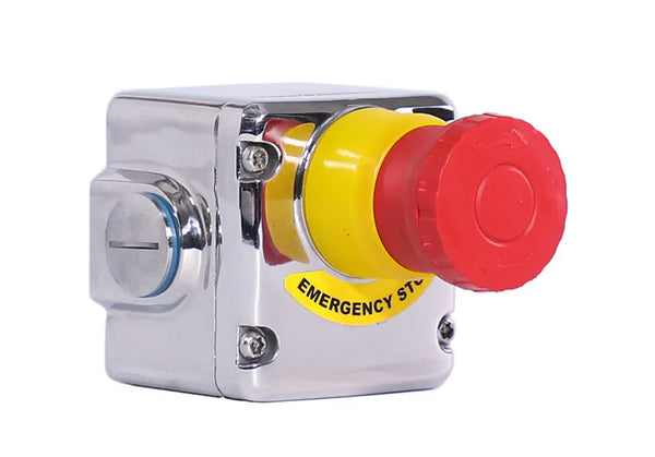 Emergency Stop Device 3-Pole Contacts in Stainless Steel (ES-SS)
