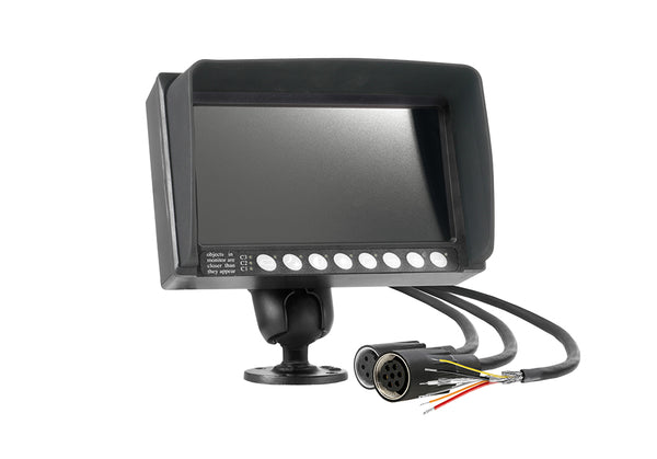 Orlaco 7 inch CAN SRD 4Cam RLED monitor - 0209110