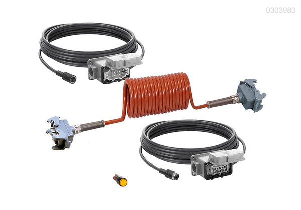 Orlaco Cable Set For Truck With Centre Axle-trailer (Manual)