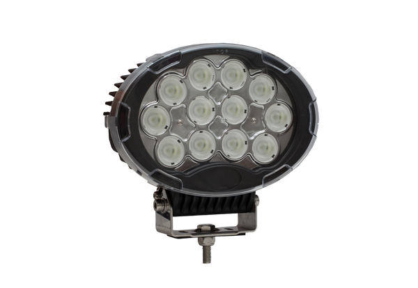 120w High Powered Oval LED Worklamp - Flood Beam - QVWL120WF