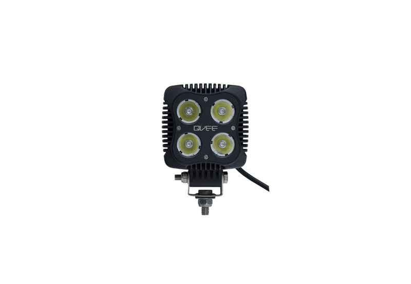 40w High Powered Square LED Worklamp - Spot Beam - QVWL40WS
