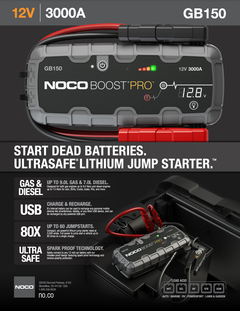 NOCO GB150 Jump Starter