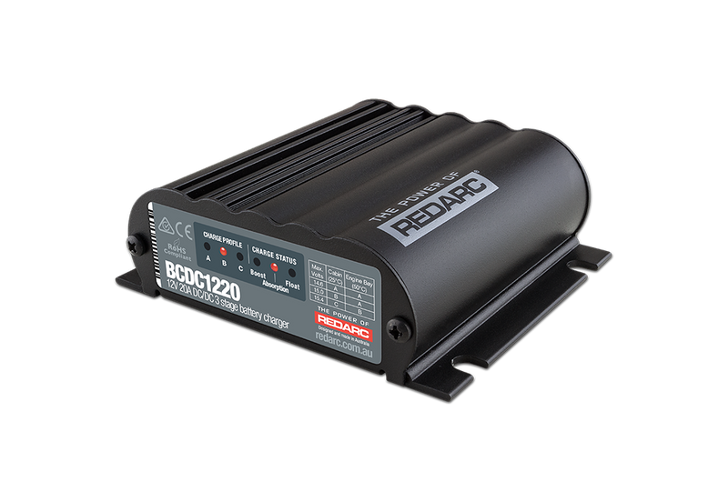 REDARC 20A IN-VEHICLE DC BATTERY CHARGER (BCDC1220)